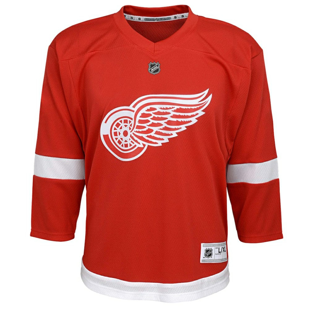 NHL Detroit Red Wings Youth Home Replica Custom Jersey