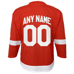 NHL Detroit Red Wings Youth Home Replica Custom Jersey