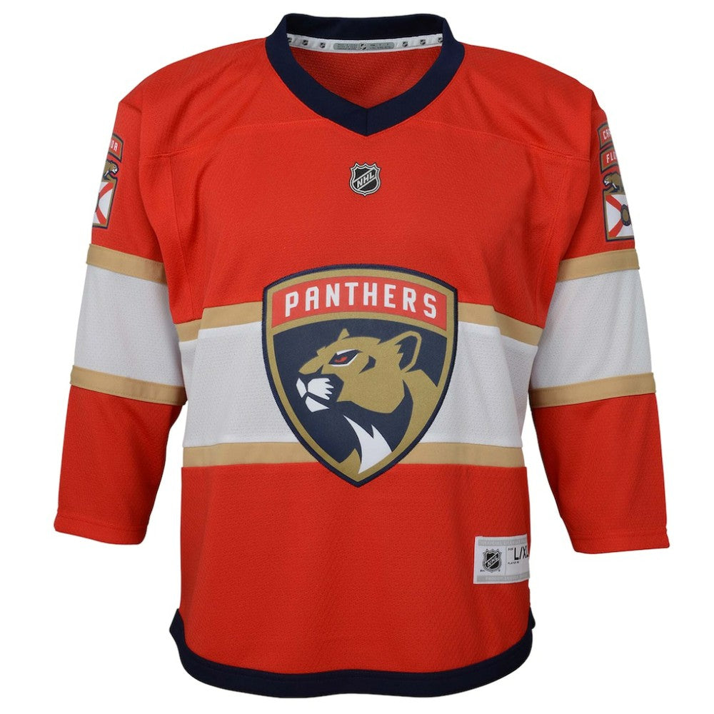 NHL Florida Panthers Youth Home Replica Custom Jersey