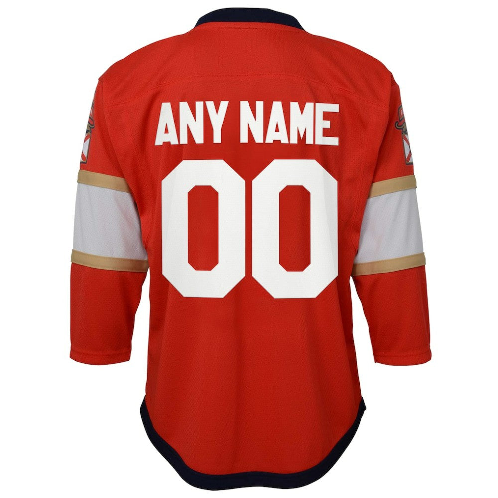 NHL Florida Panthers Youth Home Replica Custom Jersey