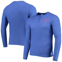 Junk Food Thermal Henley Long Sleeve T-Shirt - New England Patriots T-shirts