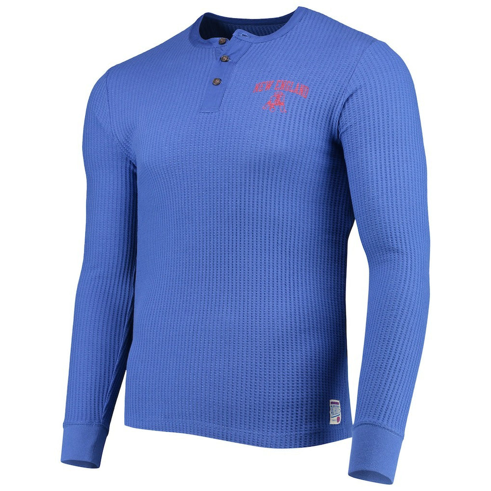 Junk Food Thermal Henley Long Sleeve T-Shirt - New England Patriots T-shirts