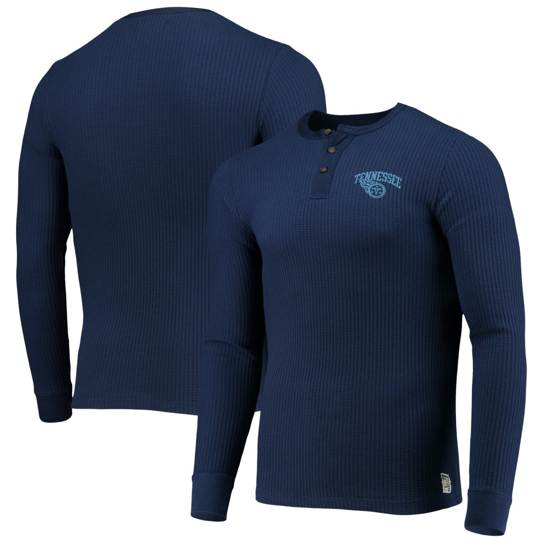 Junk Food Thermal Henley Long Sleeve T-Shirt - Tennessee Titans T-shirts