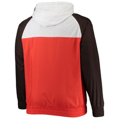 Big & Tall League Raglan Quarter-Zip Hoodie - Cleveland Browns Hoodies
