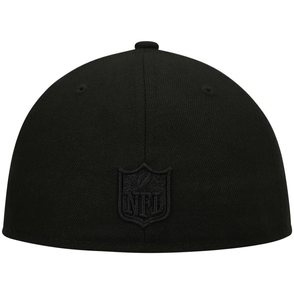 Black on Black Low Profile 59FIFTY II Fitted Hat - Atlanta Falcons Hats