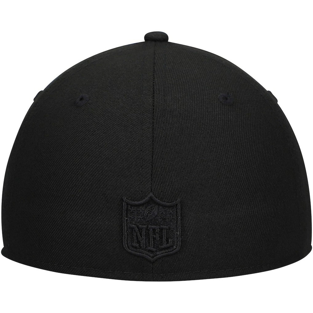 Black on Black Low Profile 59FIFTY II Fitted Hat - Detroit Lions Hats