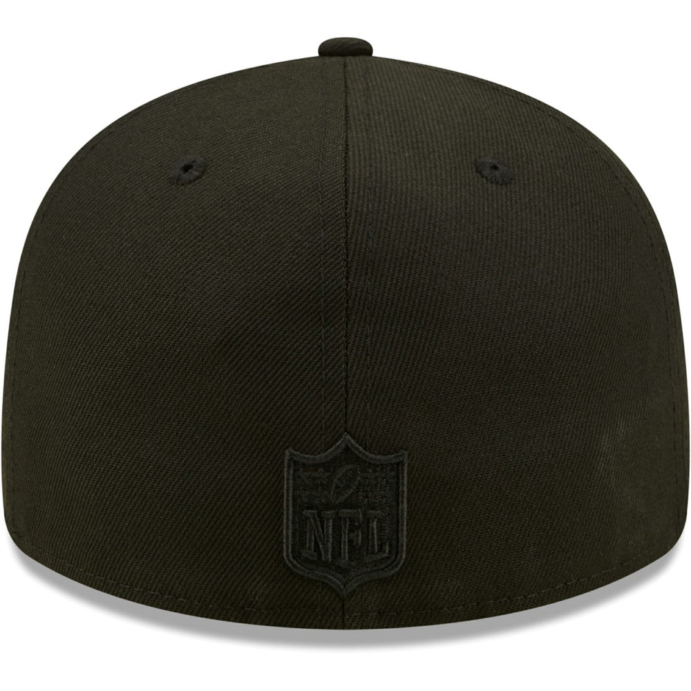 Black on Black Low Profile 59FIFTY II Fitted Hat - Houston Texans Hats