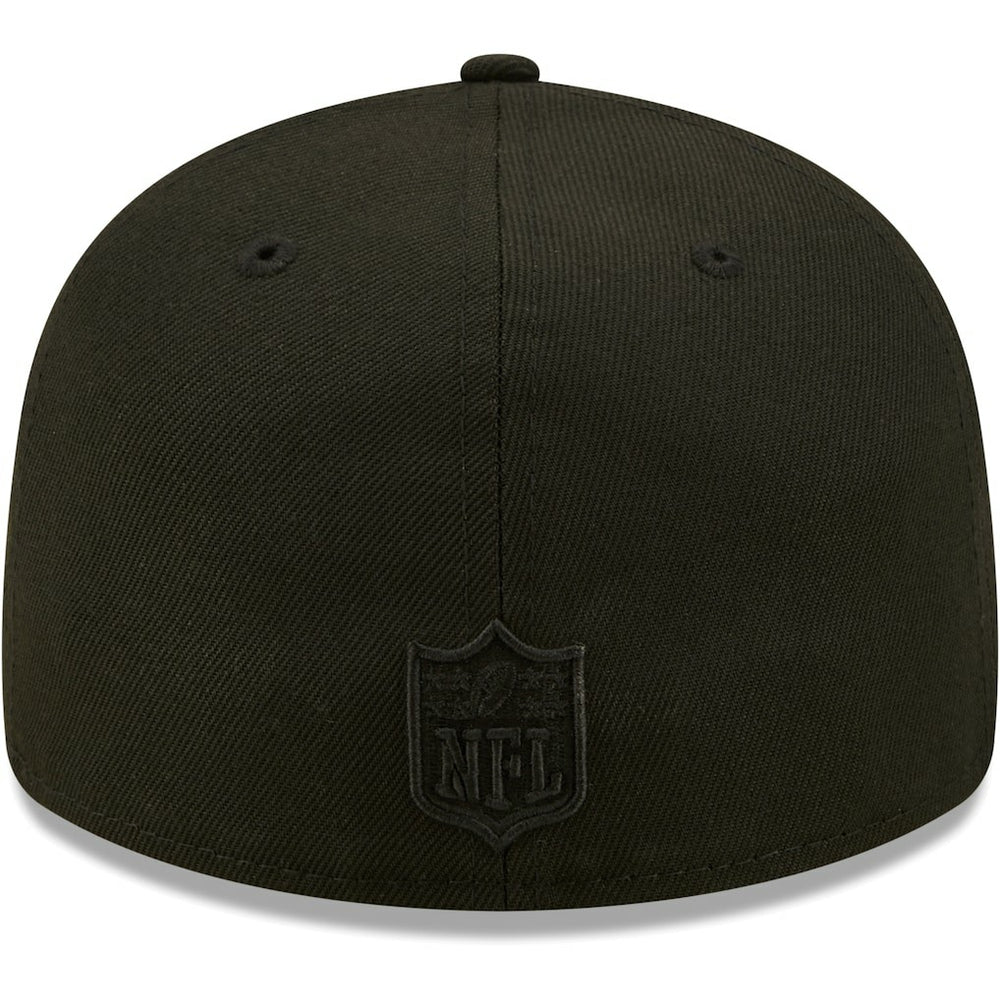 Black on Black Low Profile 59FIFTY II Fitted Hat - Jacksonville Jaguars Hats