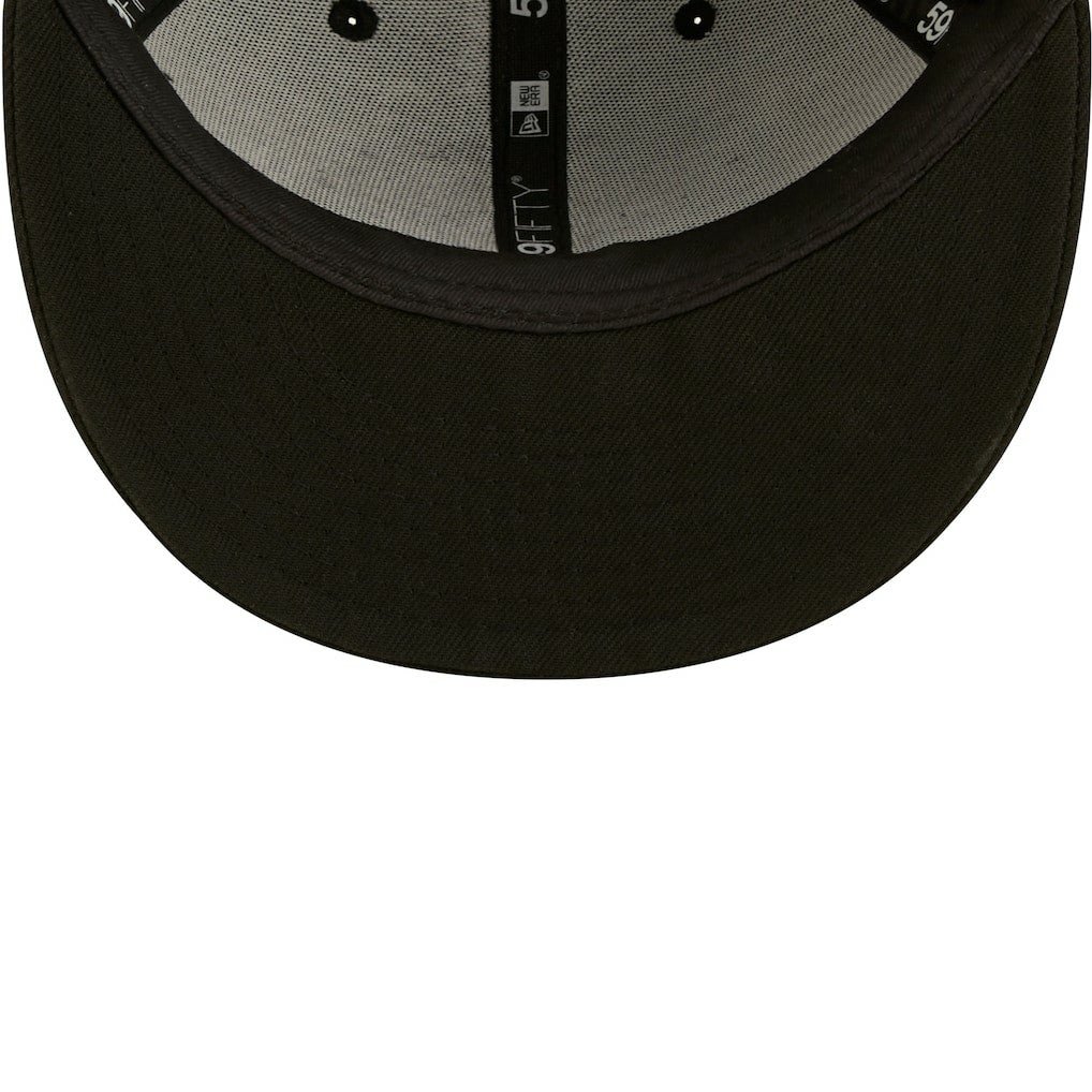 Black on Black Low Profile 59FIFTY II Fitted Hat - Jacksonville Jaguars Hats