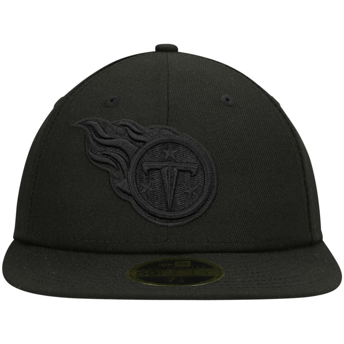 Black on Black Low Profile 59FIFTY II Fitted Hat - Tennessee Titans Hats