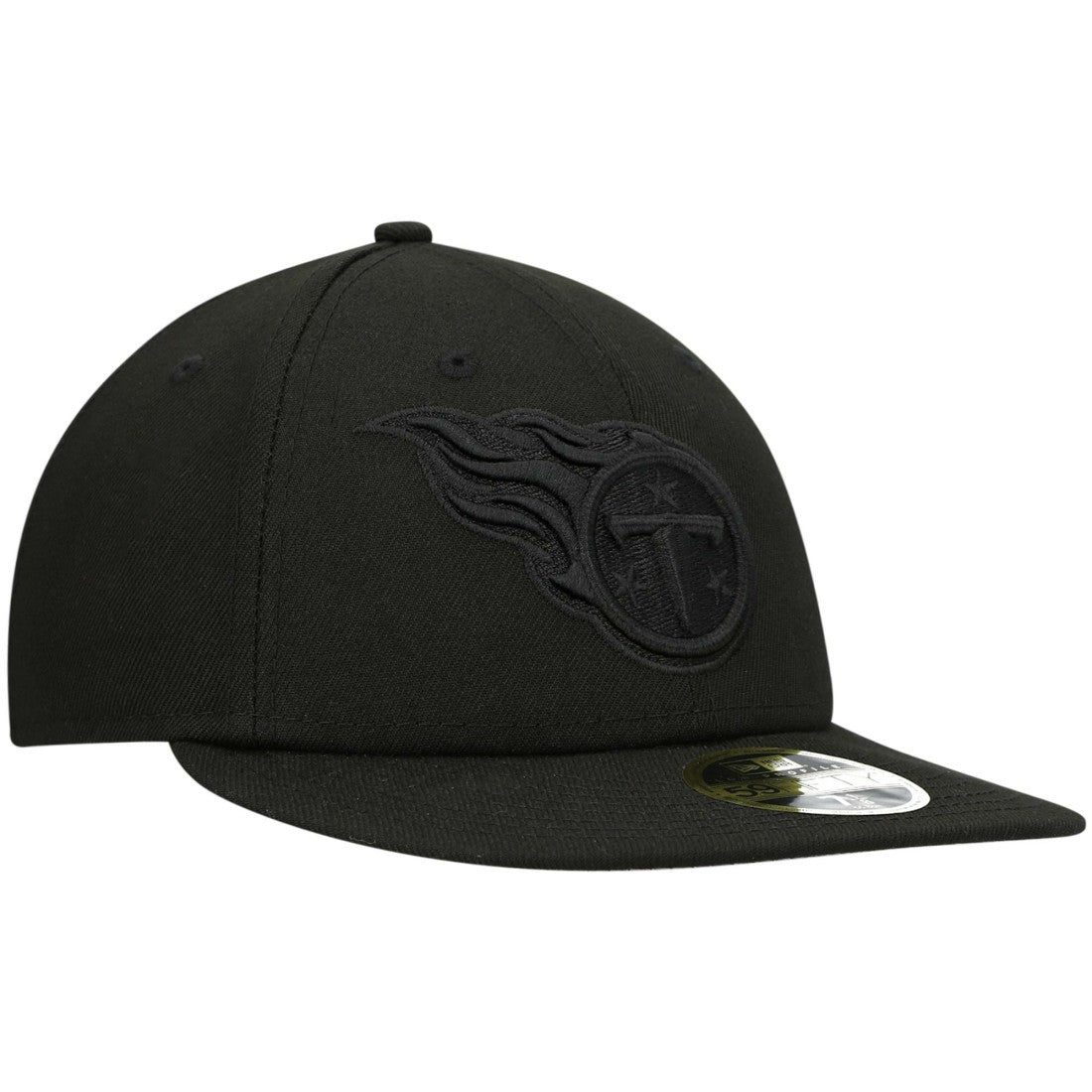 Black on Black Low Profile 59FIFTY II Fitted Hat - Tennessee Titans Hats