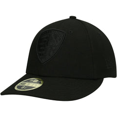 Black on Black Low Profile 59FIFTY II Fitted Hat - Baltimore Ravens Hats