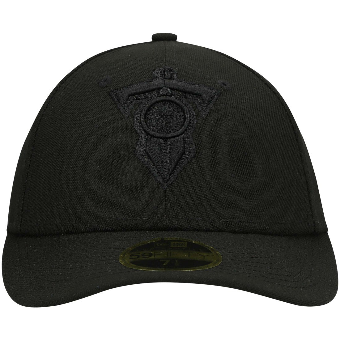 Alternate Logo Black on Black Low Profile 59FIFTY II Fitted Hat - Tennessee Titans Hats