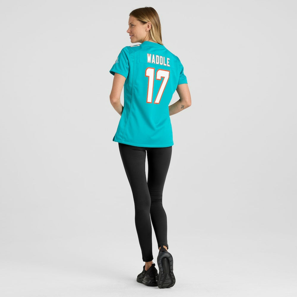 Jaylen Waddle  Women's Game Player Jersey - Miami Dolphins Jerseys