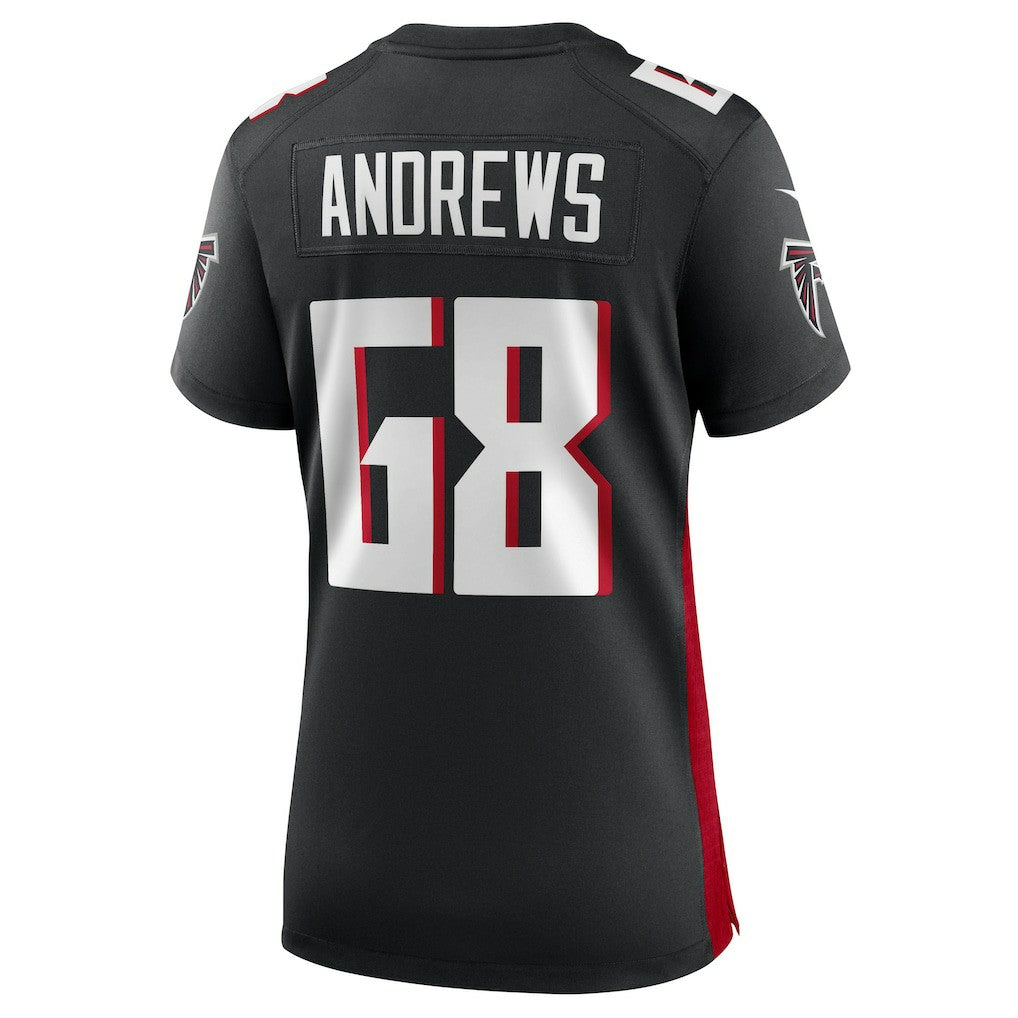 Josh Andrews  Women's Game Player Jersey - Atlanta Falcons Jerseys