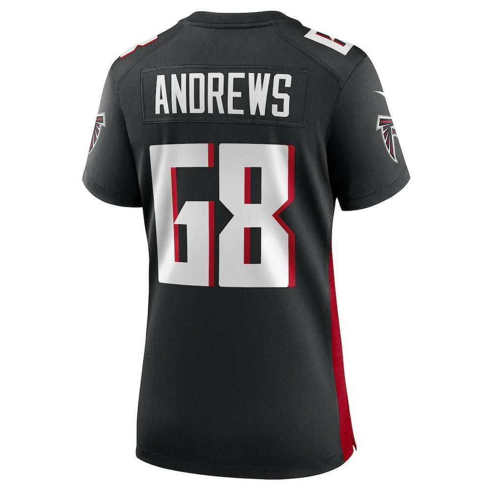 Josh Andrews  Women's Game Player Jersey - Atlanta Falcons Jerseys