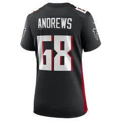 Josh Andrews  Women's Game Player Jersey - Atlanta Falcons Jerseys