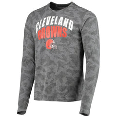 MSX by Michael Strahan Camo Performance Long Sleeve T-Shirt - Cleveland Browns T-shirts
