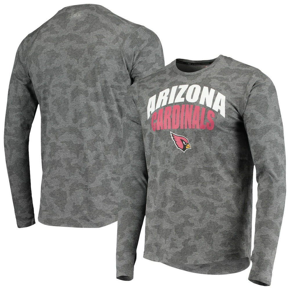 MSX by Michael Strahan Camo Performance Long Sleeve T-Shirt - Arizona Cardinals T-shirts