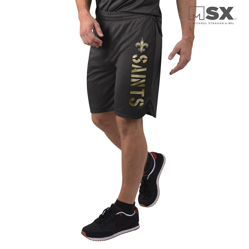 MSX by Michael Strahan Training Shorts - New Orleans Saints Shorts