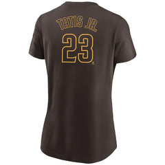Brown Fernando Tatis Jr. San Diego Padres Nike Women's Name & Number T-Shirt