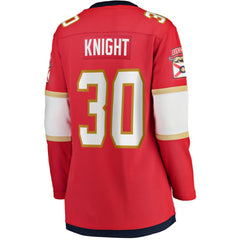 NHL Spencer Knight Florida Panthers Fanatics Women's Home Breakaway Jersey