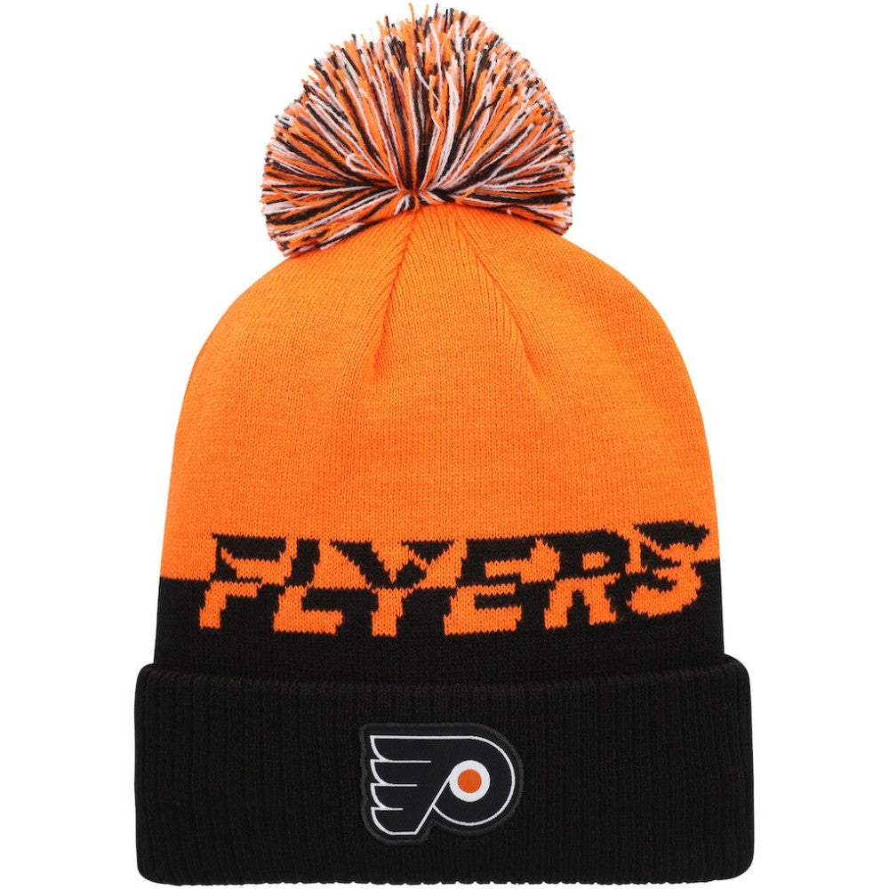 NHL Philadelphia Flyers adidas COLD.RDY Cuffed Knit Hat with Pom