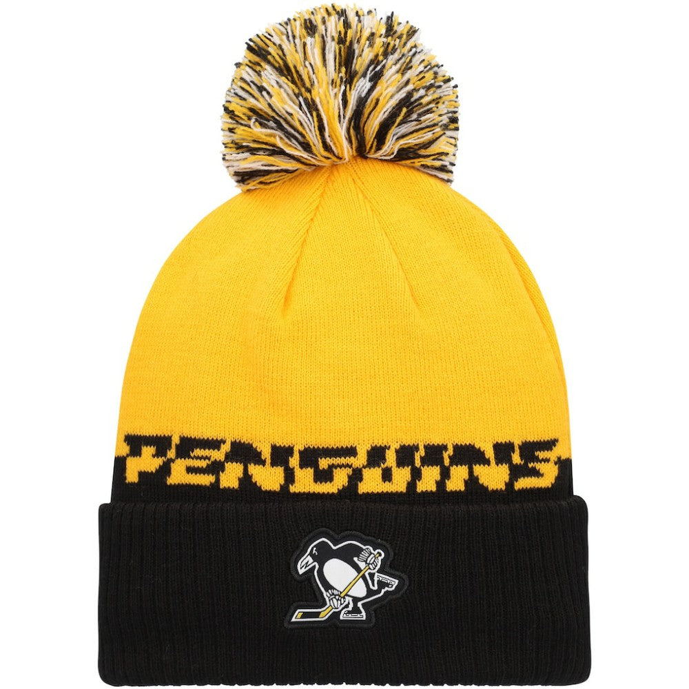 NHL Pittsburgh Penguins adidas COLD.RDY Cuffed Knit Hat with Pom