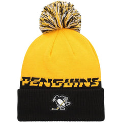 NHL Pittsburgh Penguins adidas COLD.RDY Cuffed Knit Hat with Pom