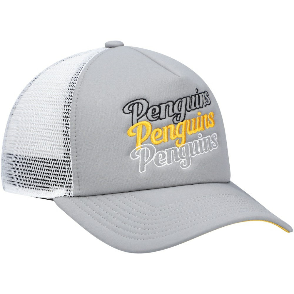 NHL Pittsburgh Penguins adidas Women's Foam Trucker Snapback Hat