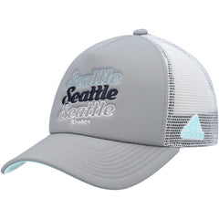 NHL Seattle Kraken adidas Women's Foam Trucker Snapback Hat
