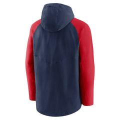 Navy/Red Boston Red Sox Nike Authentic Collection Performance Raglan Full-Zip Hoodie