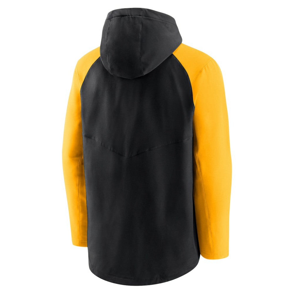 Black/Gold Pittsburgh Pirates Nike Authentic Collection Performance Raglan Full-Zip Hoodie