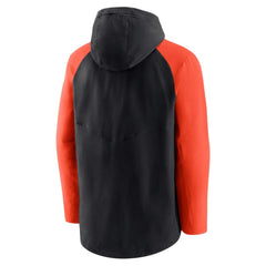 Black/Orange San Francisco Giants Nike Authentic Collection Performance Raglan Full-Zip Hoodie