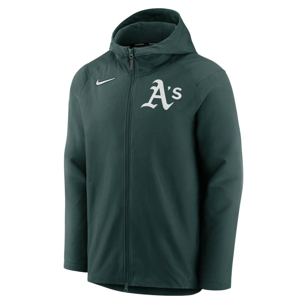 Green Athletics Nike Authentic Collection Performance Raglan Full-Zip Hoodie