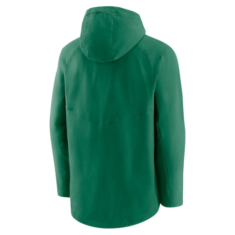 Kelly Green Athletics Nike Authentic Collection Performance Raglan Full-Zip Hoodie