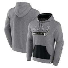 Fanatics Brooklyn Nets Off The Bench Color Block Pullover Hoodie