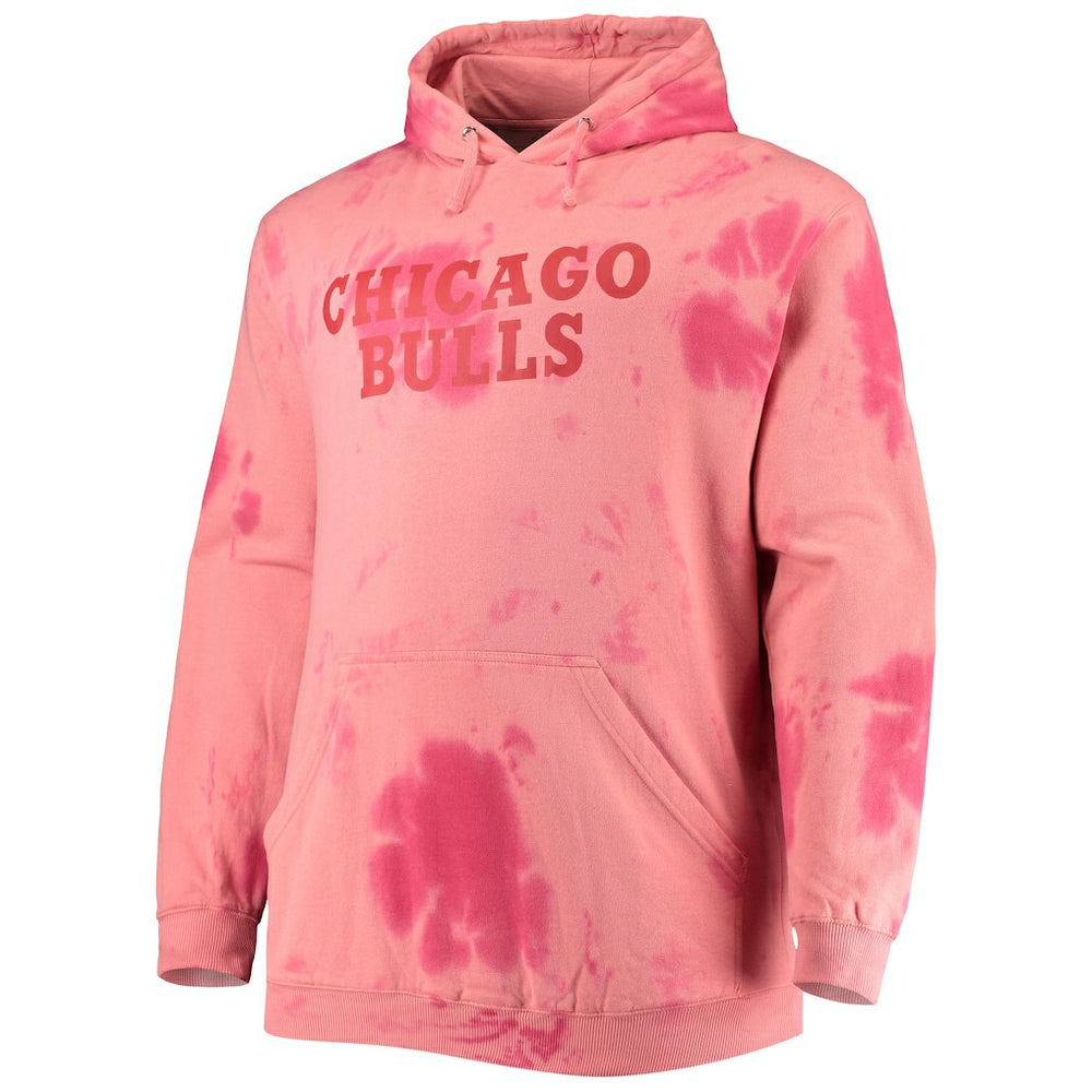 Fanatics Chicago Bulls Big & Tall Wordmark Cloud Dye Pullover Hoodie