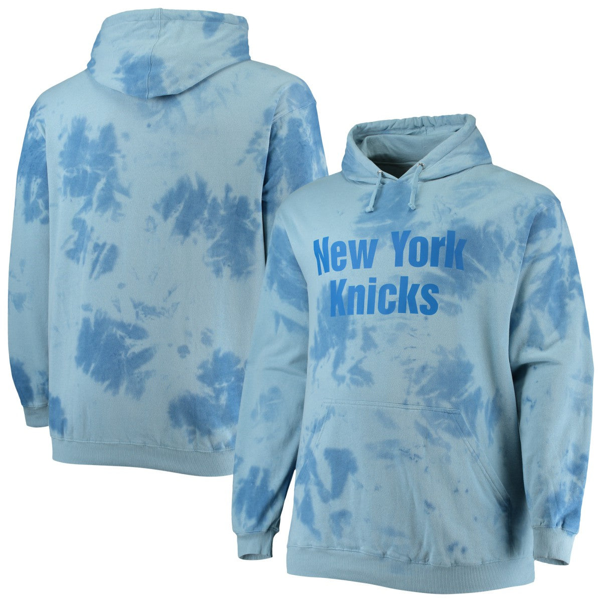 Fanatics New York Knicks Big & Tall Wordmark Cloud Dye Pullover Hoodie
