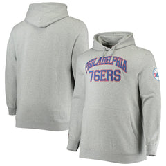 Mitchell & Ness Philadelphia 76ers Hardwood Classics Big & Tall Throwback Pullover Hoodie