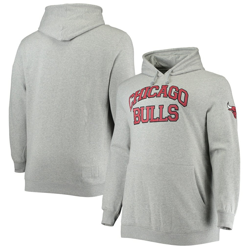 Mitchell & Ness Chicago Bulls Hardwood Classics Big & Tall Throwback Pullover Hoodie sale