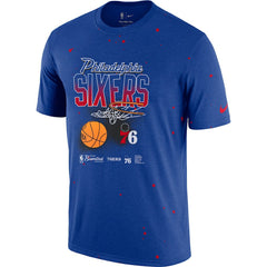 Nike Philadelphia 76ers Courtside Splatter T-Shirt