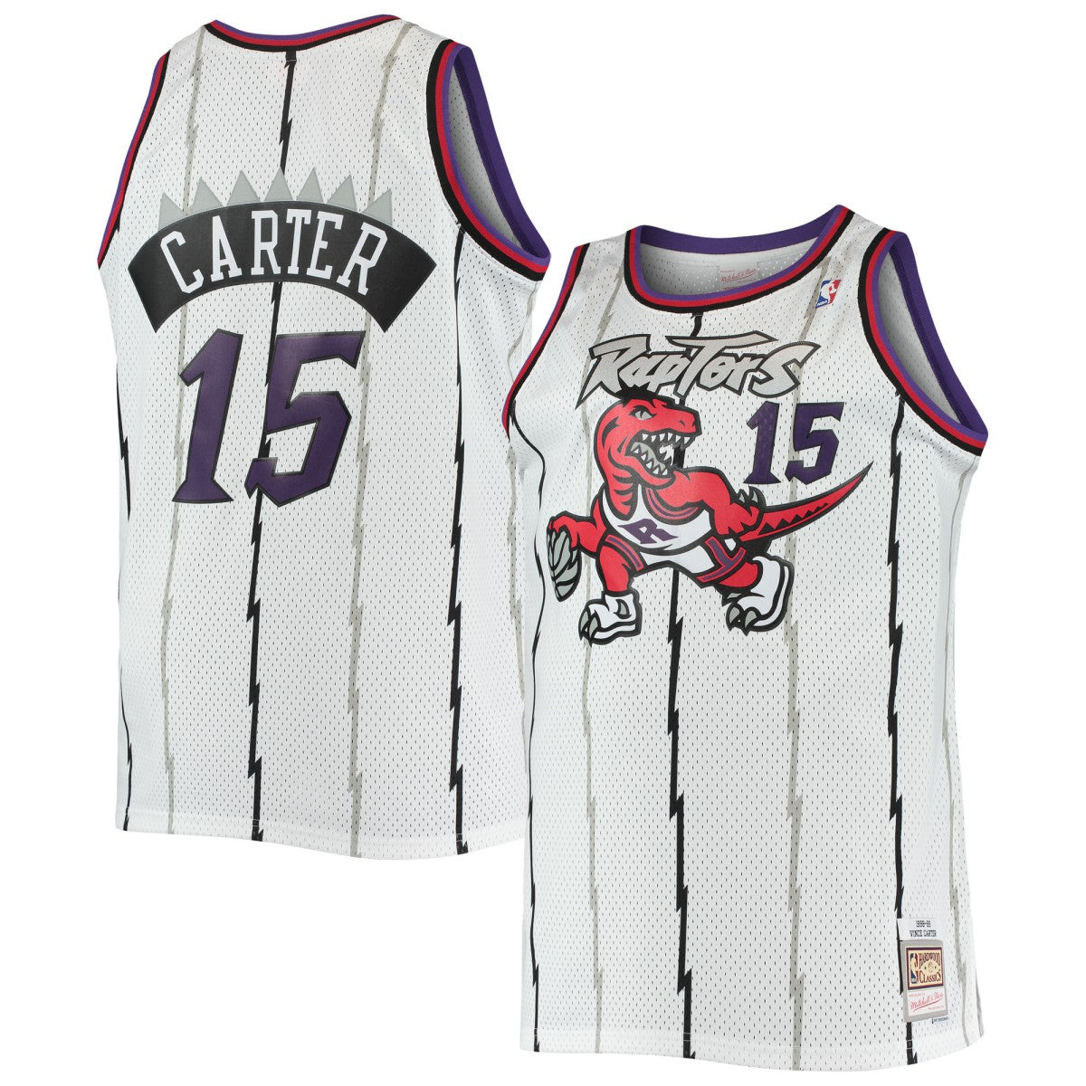 Mitchell & Ness Vince Carter Toronto Raptors 1998/99 Big & Tall Hardwood Classics Swingman Jersey