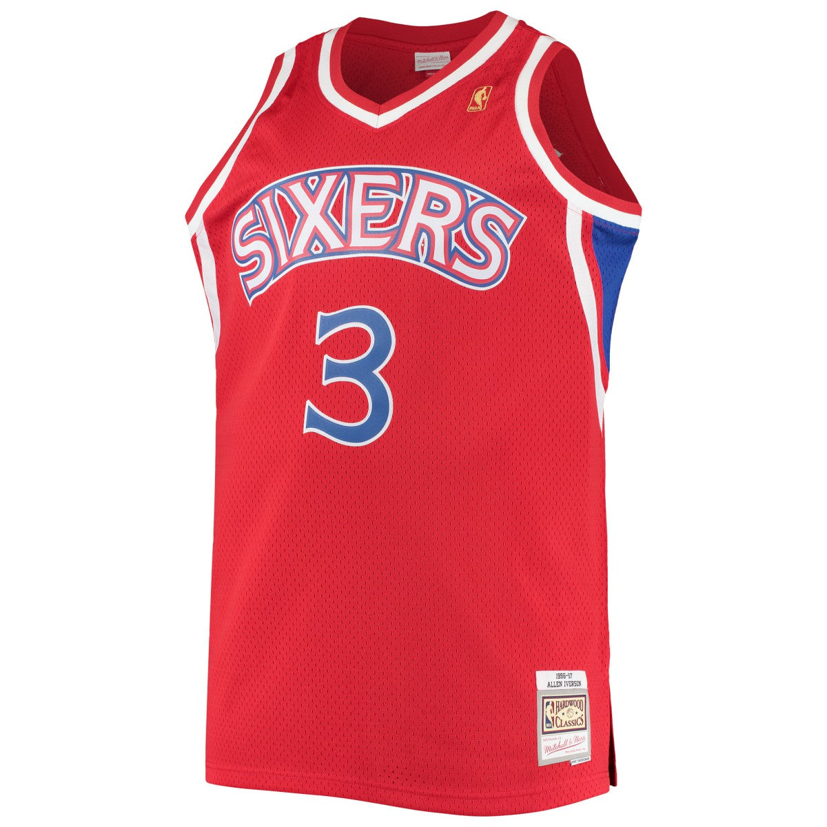 Mitchell & Ness Allen Iverson Philadelphia 76ers 1996/97 Big & Tall Hardwood Classics Swingman Jersey