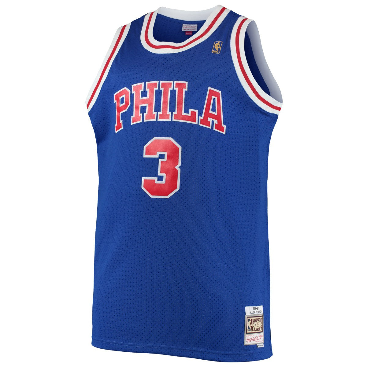 Mitchell & Ness Allen Iverson Philadelphia 76ers 1996/97 Big & Tall Hardwood Classics Swingman Jersey
