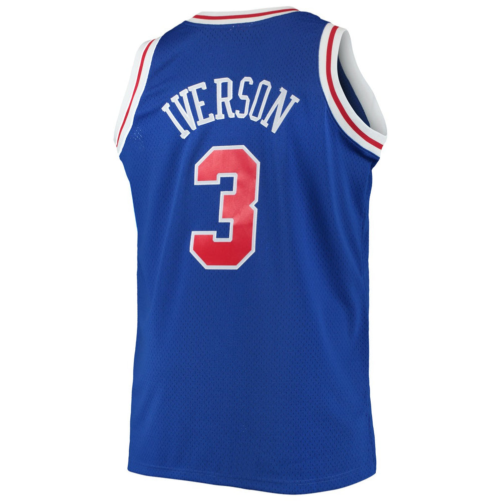 Mitchell & Ness Allen Iverson Philadelphia 76ers 1996/97 Big & Tall Hardwood Classics Swingman Jersey