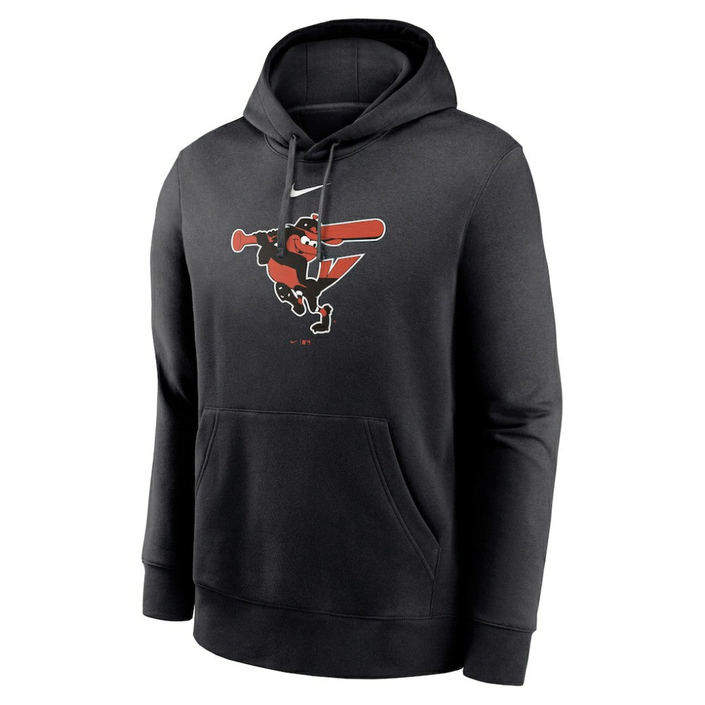 Black Baltimore Orioles Nike Alternate Logo Club Pullover Hoodie