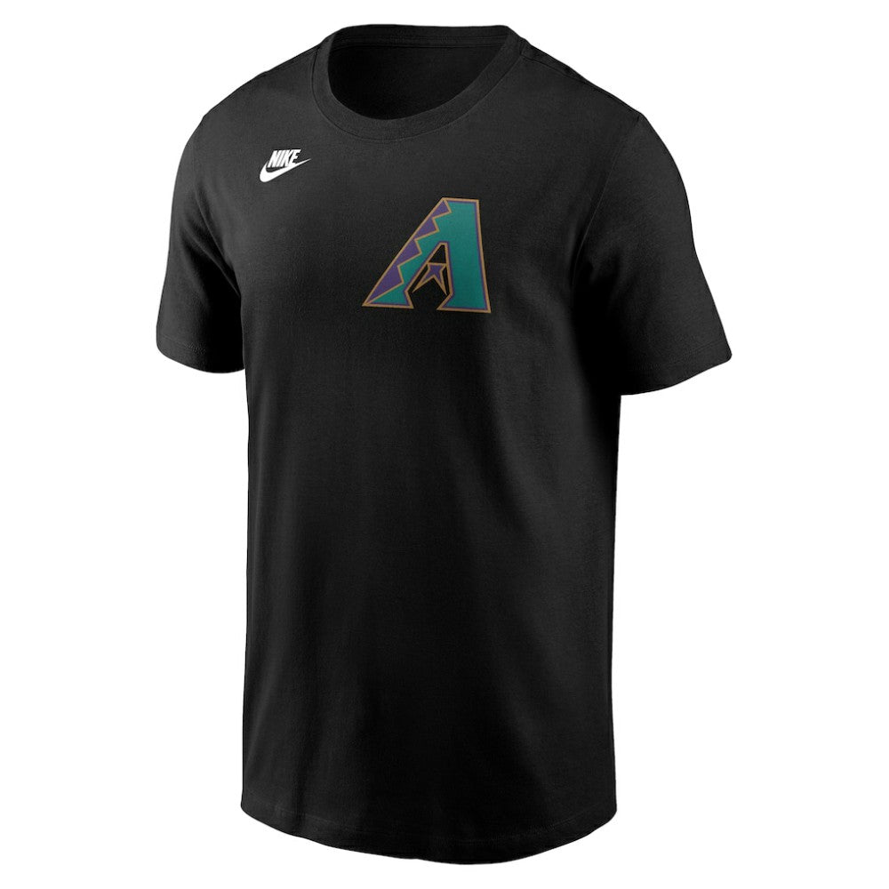 Black Arizona Diamondbacks Nike Cooperstown Collection Wordmark T-Shirt