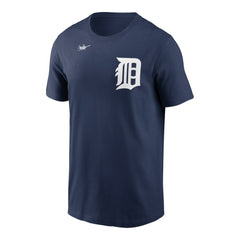 Navy Detroit Tigers Nike Cooperstown Collection Wordmark T-Shirt