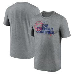 Heathered Charcoal Chicago Cubs Nike Local Rep Legend Performance T-Shirt